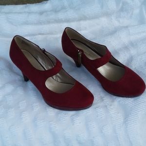 Bandolino Mary Jane Suede Heels